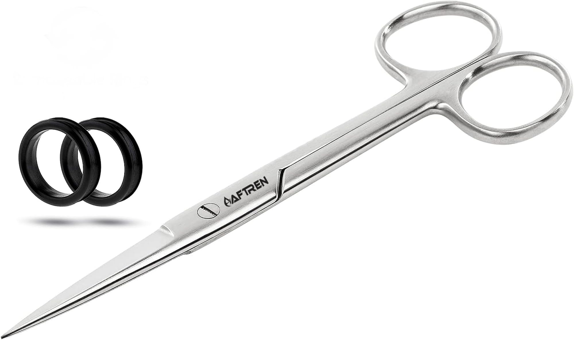 AFTREN First Aid Scissors Nursing Operative Dissecting Scissor Sharp Tips Straight Shears j2 Stainless Steel Hospital Supplies Home Clinic Hair Scissor 5.5 Inch