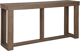 Signature Design by Ashley Cariton Contemporary Sofa Console Table, Grayish Brown