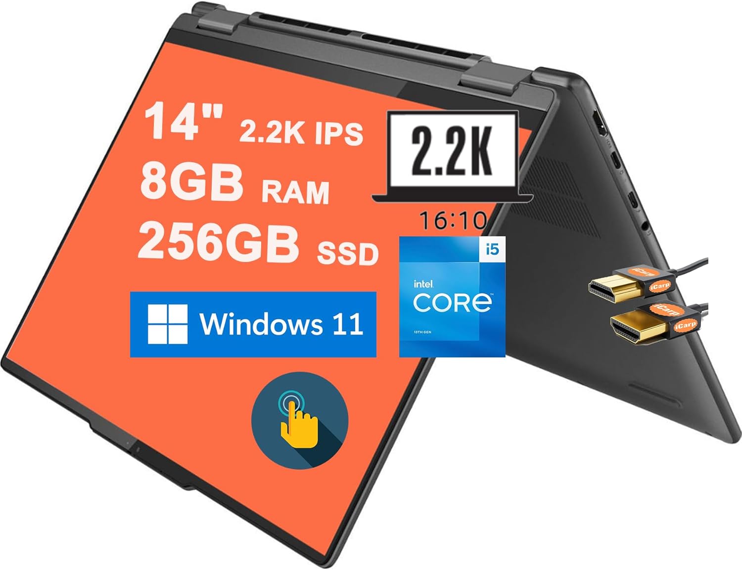 Lenovo Yoga 7i 14 2in1 Laptop 14" 2.2K IPS Touchscreen