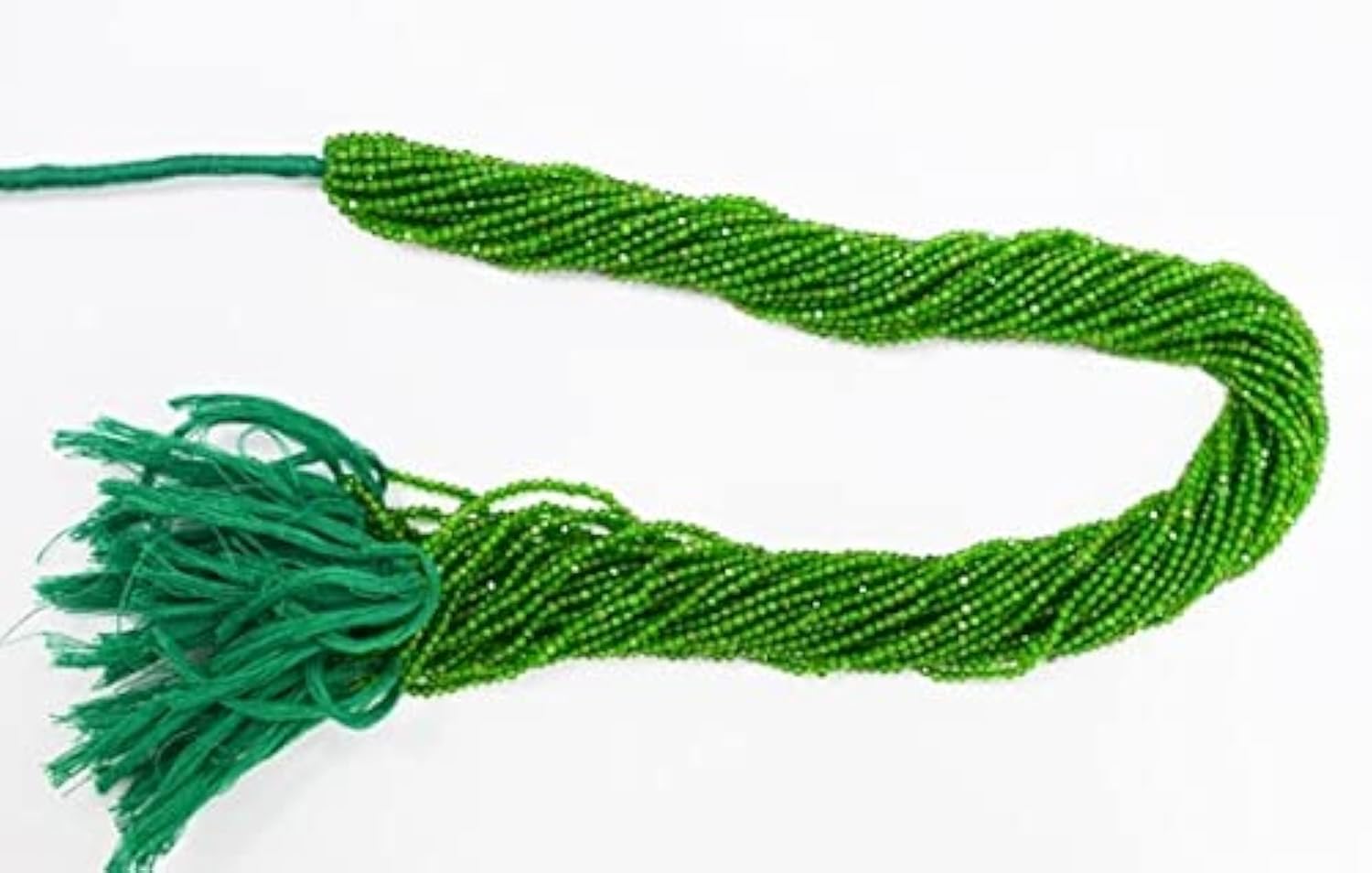 Chrome Diopside facetté perles de 2mm en coupe machine pour bijoux haut de gamme