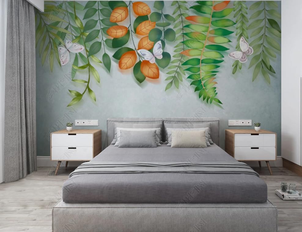 Papier Peint Intissé Tropical Plants grand format pour grand mur