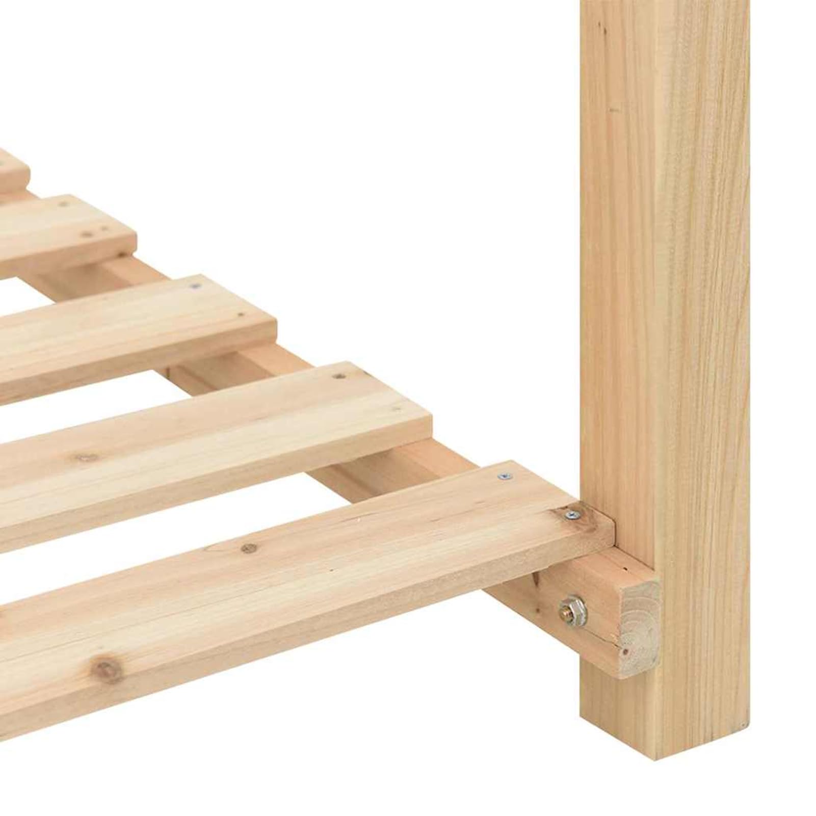 Donica na rośliny z wbudowanym regałem – lite drewno świerkowe, beżowa, 111 x 37 x 76,5 cm, 1 sztuka, do użytku na zewnątrz, dla hobbystów