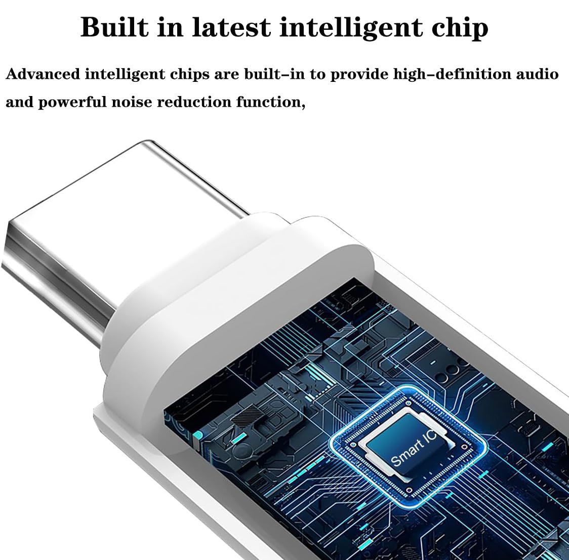 Adapter gniazda słuchawkowego USB C na 3,5 mm, adapter 3,5 mm na USB C, kompatybilny z telefonem 16 Pro Max 15 Pro Max, Galaxy S24, S23, S22, Pixel, Pad Pro, MacBook (zestaw 4-częściowy)