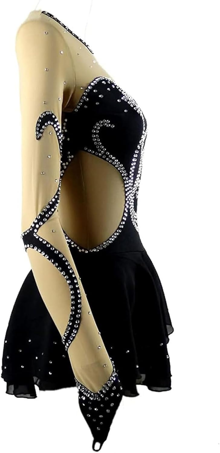 Figure Skating Performance Dress for Girl Rhythmic Gymnastics Practice Leotards Ice Ballet Dancing Clothing