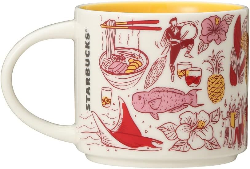 Starbucks JAPAN OKINAWA Been There Series Across the Globe Collection Coffee Mug 14 Ounce