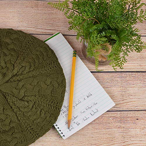 Image of Nollia Soft Knit Solid Color Beanie, Chic, and Lightweight Crochet Knitted Style Beanie Hat for Women, One Size Slouchy Hat