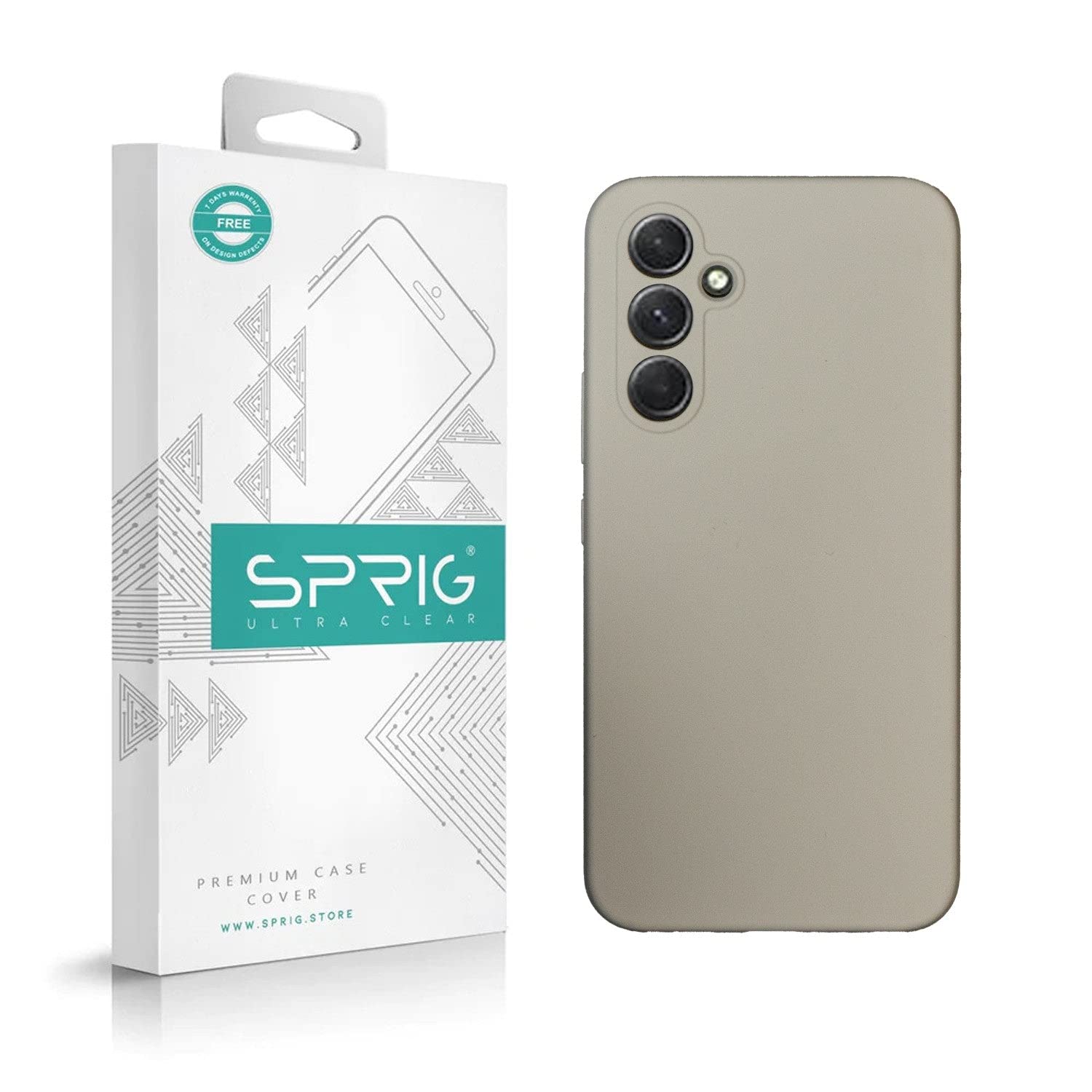 SPRIG Compatible with Samsung Galaxy A54 5G Phone Liquid Silicone Cover Premium Back Cover Drop Tested Shock Proof Mobile Case for Men, Women, Boys and Girls with Camera Protection (Light Grey) (B0C2VQJTJD) Amazon Price History, Amazon Price Tracker