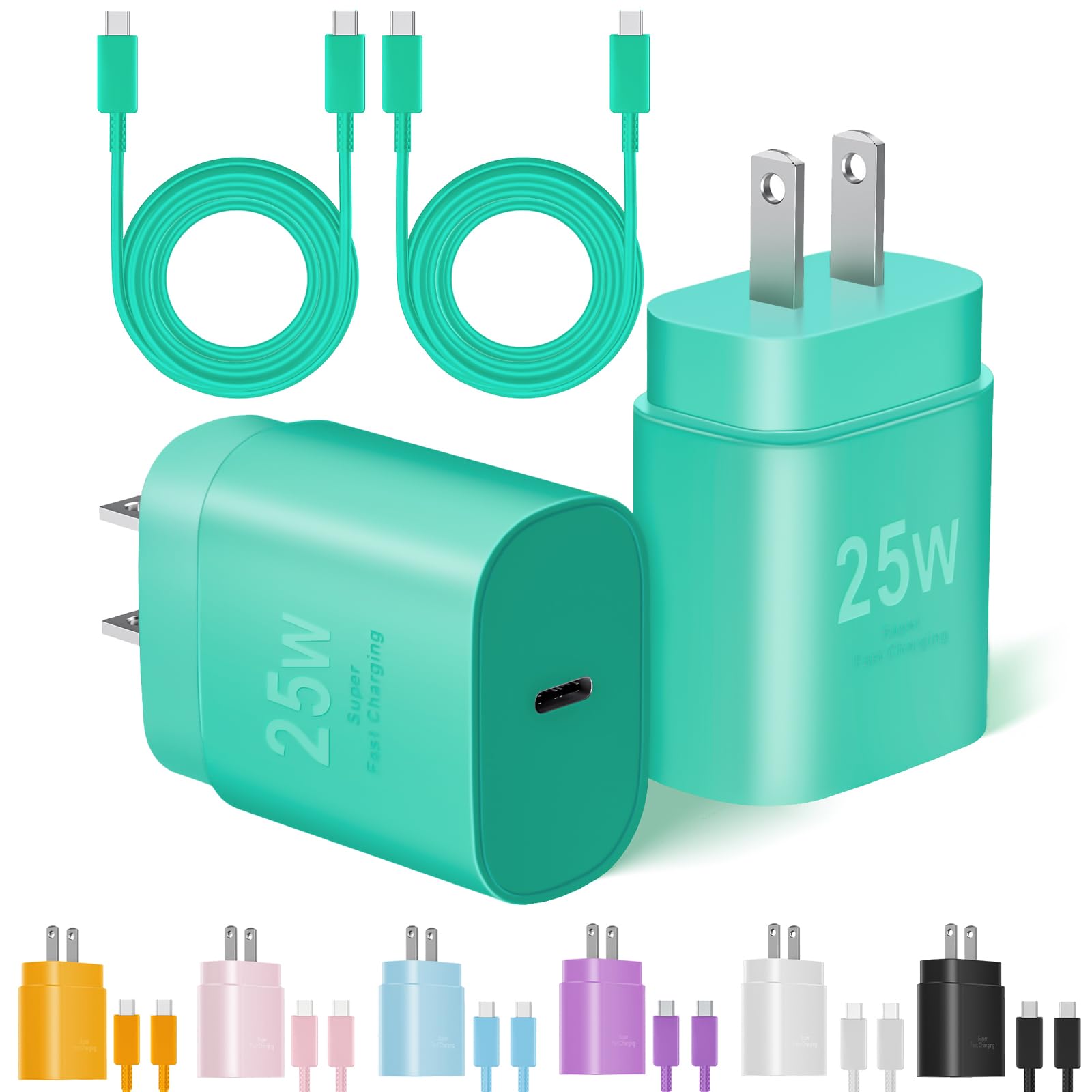 MAILESI 25W USB-C Charger 2-Pack