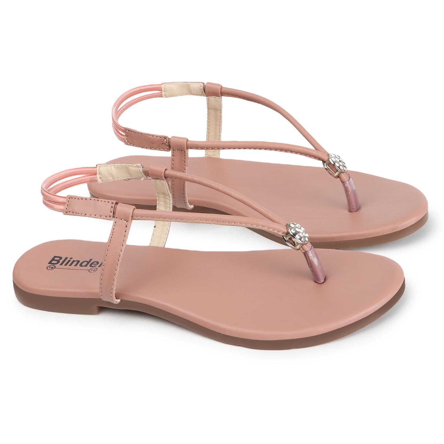 Blinder Peach Sandal stylish For Womens and Girls (B0D93YJ6C5) Amazon Price History, Amazon Price Tracker