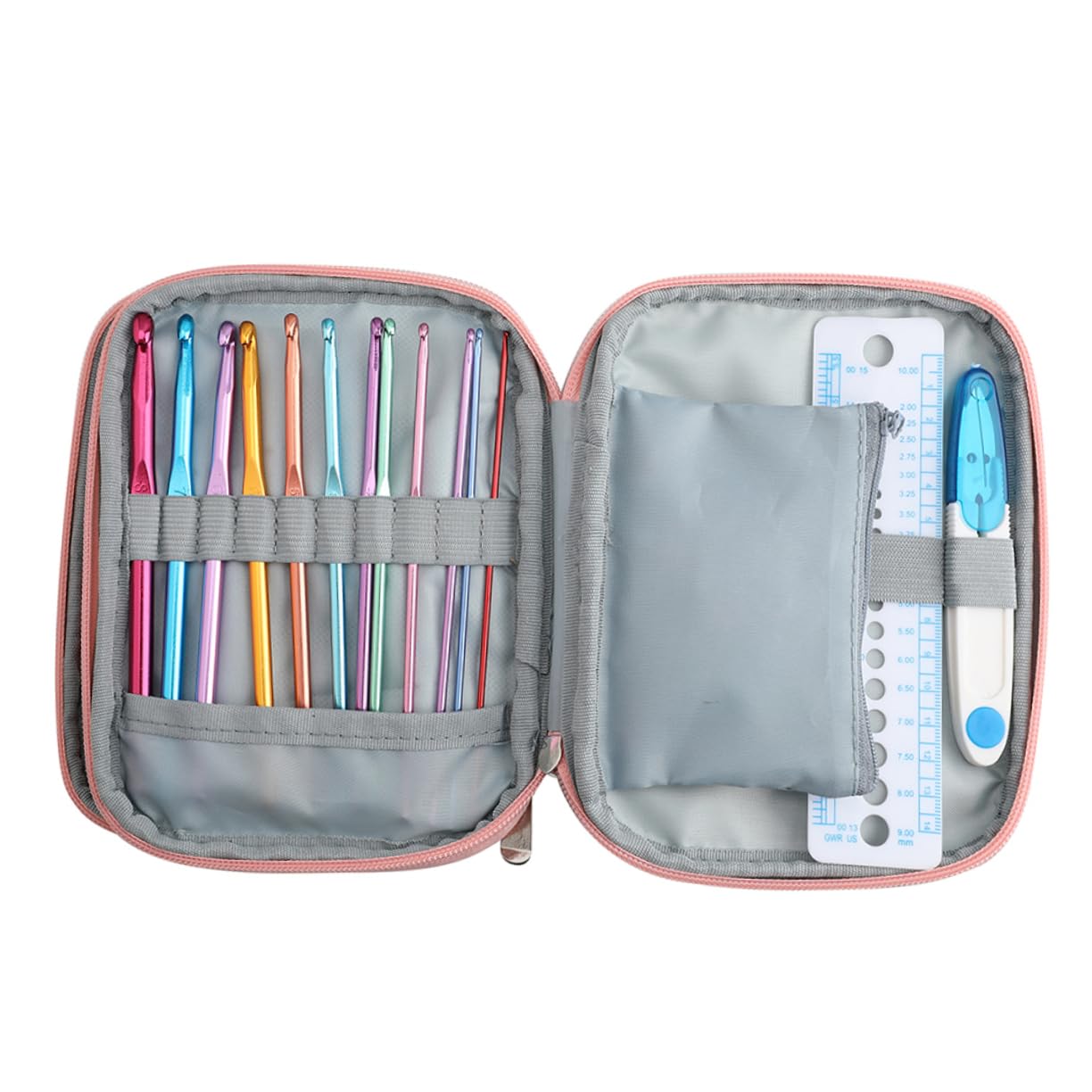 CORHAD 1juego Suministros Para Tejer Mano Kit De Ganchillo Con Agujas y Accesorios Herramientas De Crochet Para Incluye Ganchillos De Diferentes Para Principiantes y Tejedores