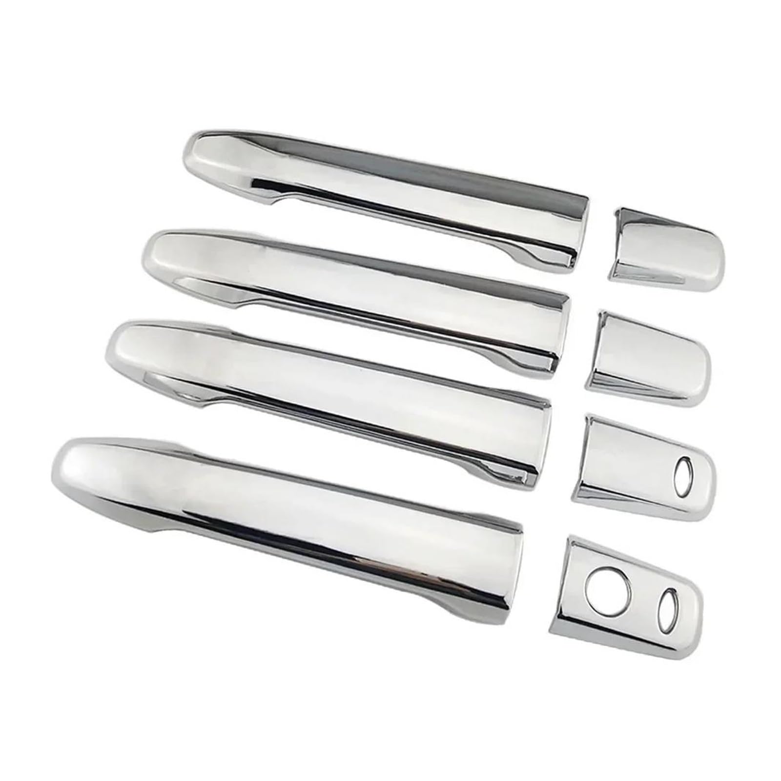 CAVINBDZ for Mitsubishi for Outlander for Lancer RVR ASX Chrome Exterior Door Handle Cover Moulding Trim (2 Button Handle)