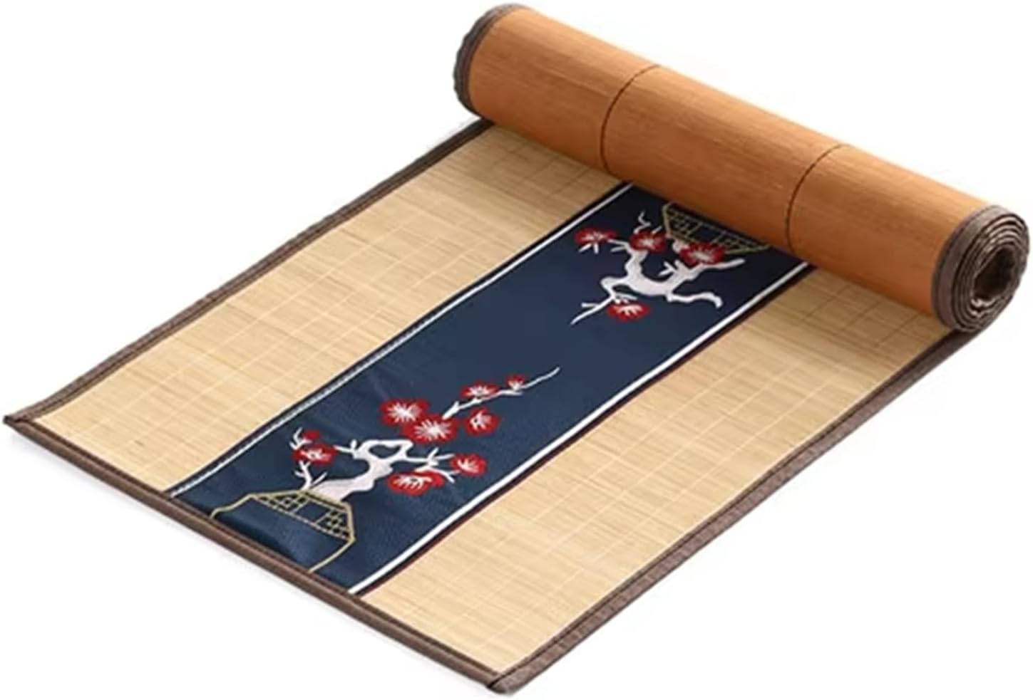 Serving Tea Tablecloth Table Mat Flag, Chinese Style, Tea Set, Water-Resistant, Absorbent-style5-30CMx210CM