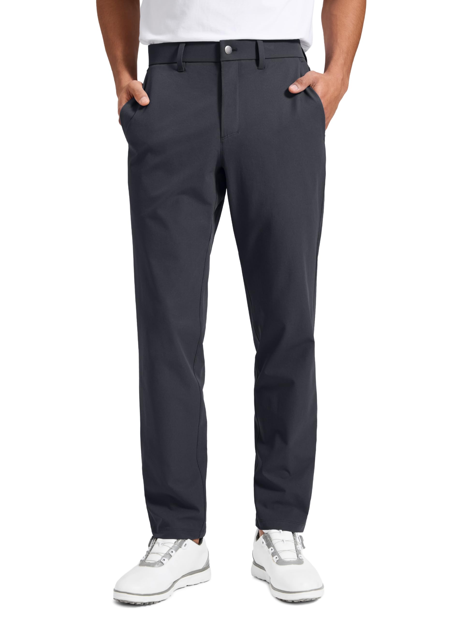 Breeze Comfy Golf Pants for Men - 30''/32" Lightweight Quick Dry Casual Athletic Work Dress Trousers with Pockets