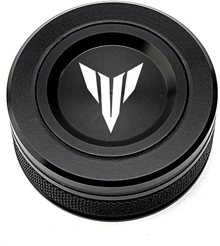 Compatible con Mt 07 MT07 MT09 Tracer 700 900 Gt Tracer97gt 2021 2022 YZF R6 R7 Tapa de aceite de aluminio Tapa de depósito de líquido de freno disponible en Yaxa Peru