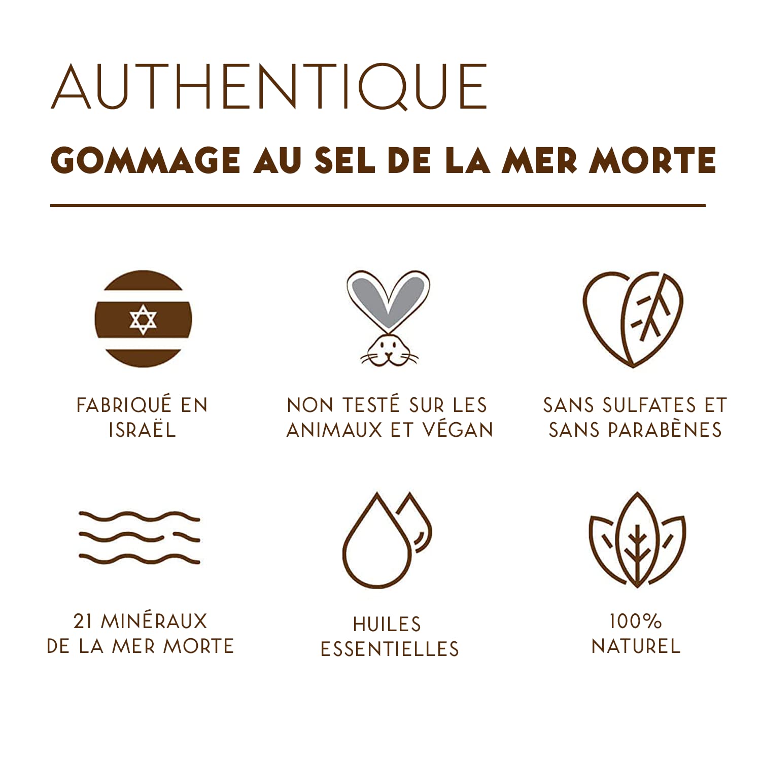 O Naturals 500 g Gommage ultra-hydratant à la noix de coco et au sel de la mer Morte - Gommage Exfoliant lissant pour le corps