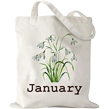 Spring Birth Month Flowe Tote Bag Unique Mothers Day Birthday Gifts for Women Mom Friends