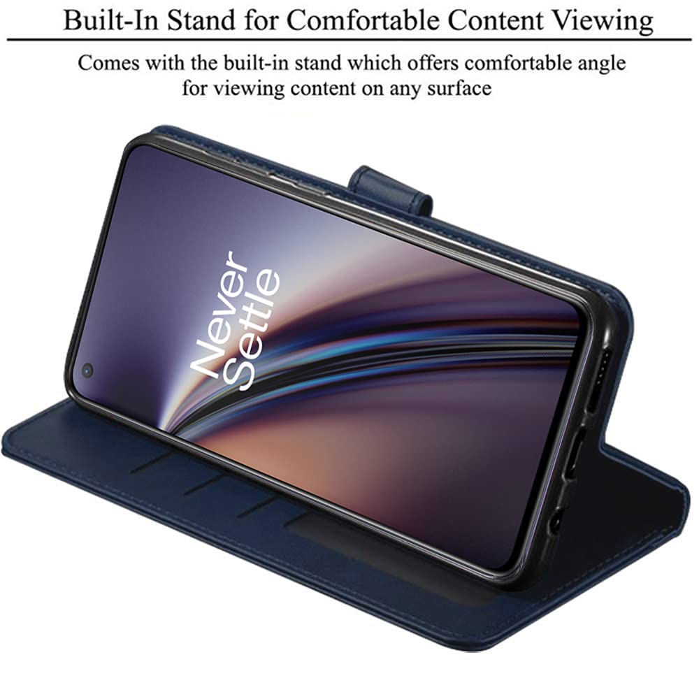OnePlus Nord CE 5G Flip Cover - Leather Style -4
