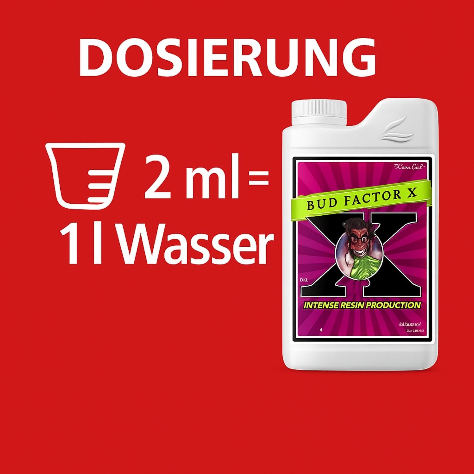 Weedness Advanced Nutrients Bud Factor X 500 ml - NPK Dünger Grow Anbau Indoor Erde Flüssigdünger Organischer Bio