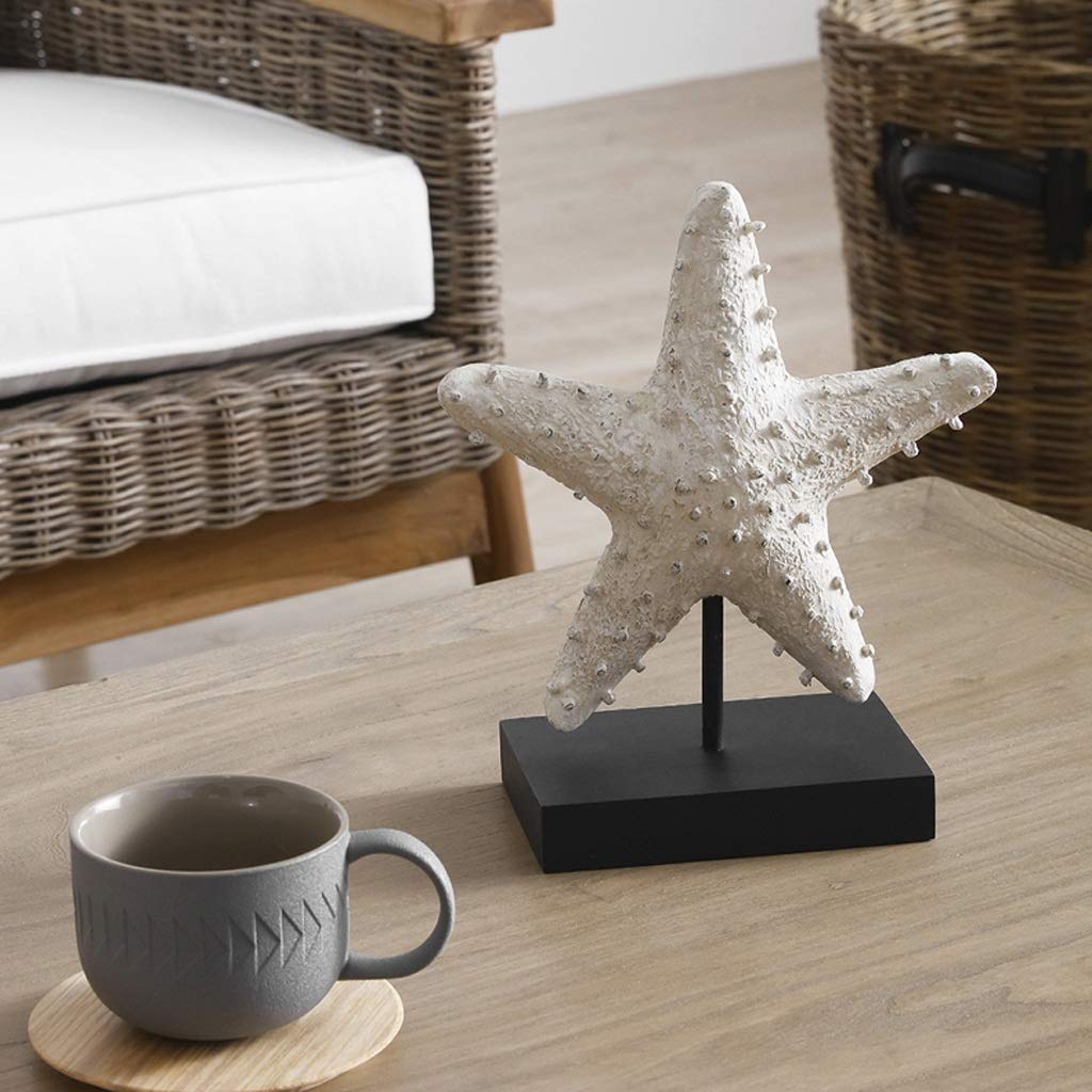Décoration de bureau Nordic Méditerranée Journal À La Main Simulation Simulation Starfish Debout Debout Décoration De Bureau De Bureau De Bureau De Bureau De Bureau Décor de bureau de titulaire