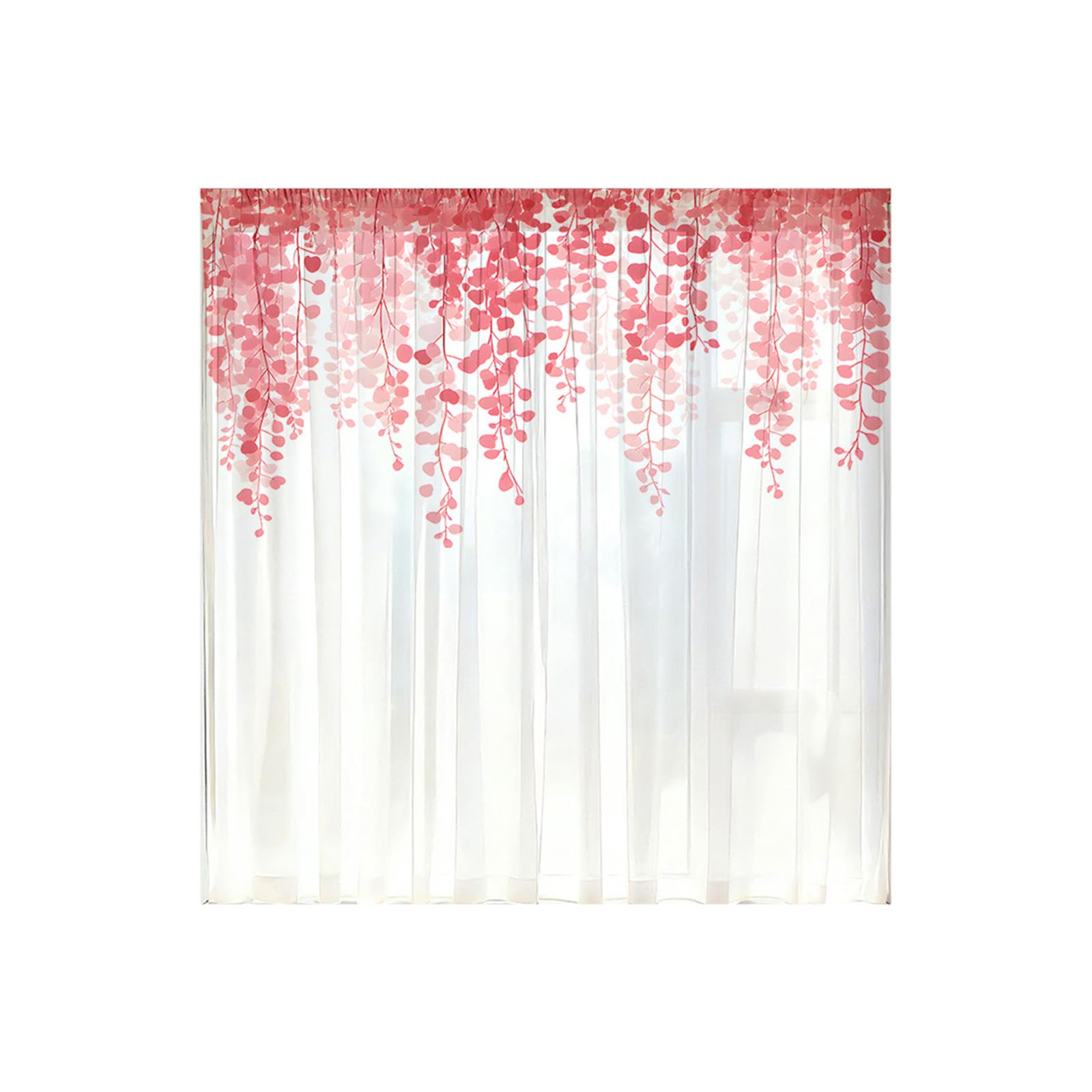 Tsophreniq Any Season Sheer Window Curtain Providing Continuous Natural Light with Enhances Privacy for Home Decoration Living Room Curtains