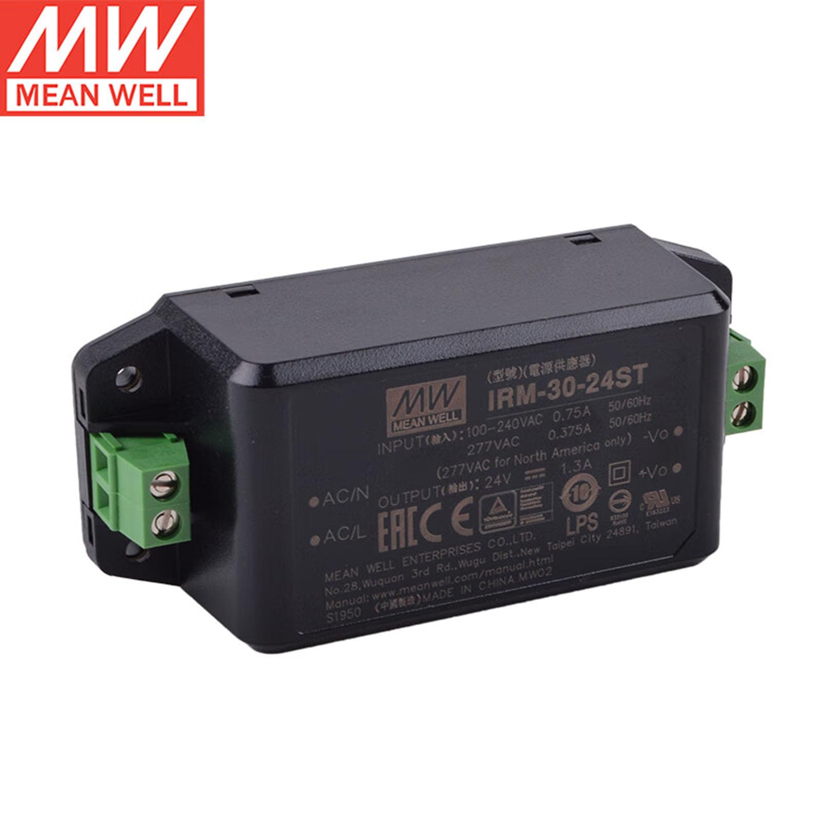 MEAN WELL IRM-30-5ST Power Supply – 5V 6A 30W AC-DC Encapsulated Module