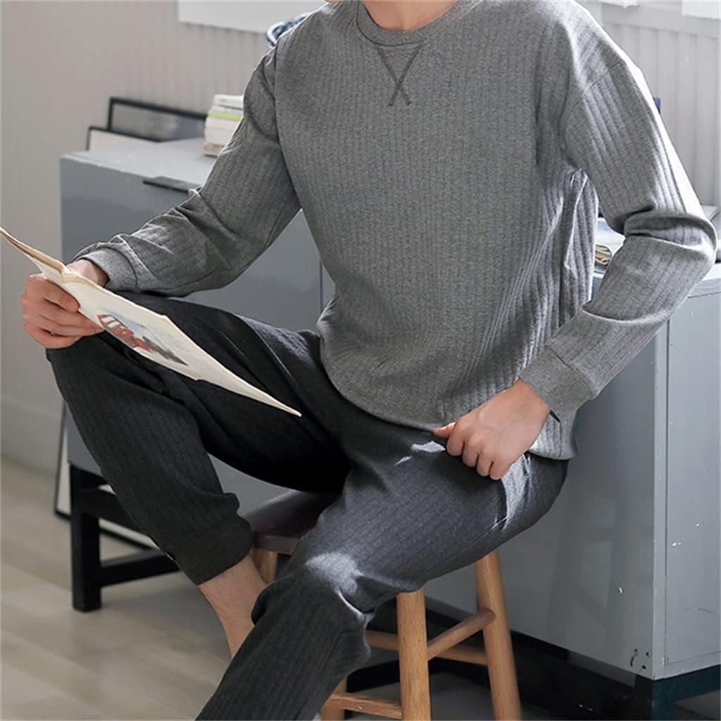 Men's Spring and Autumn Cotton Long Sleeve Homewear and Winter Thin Suits