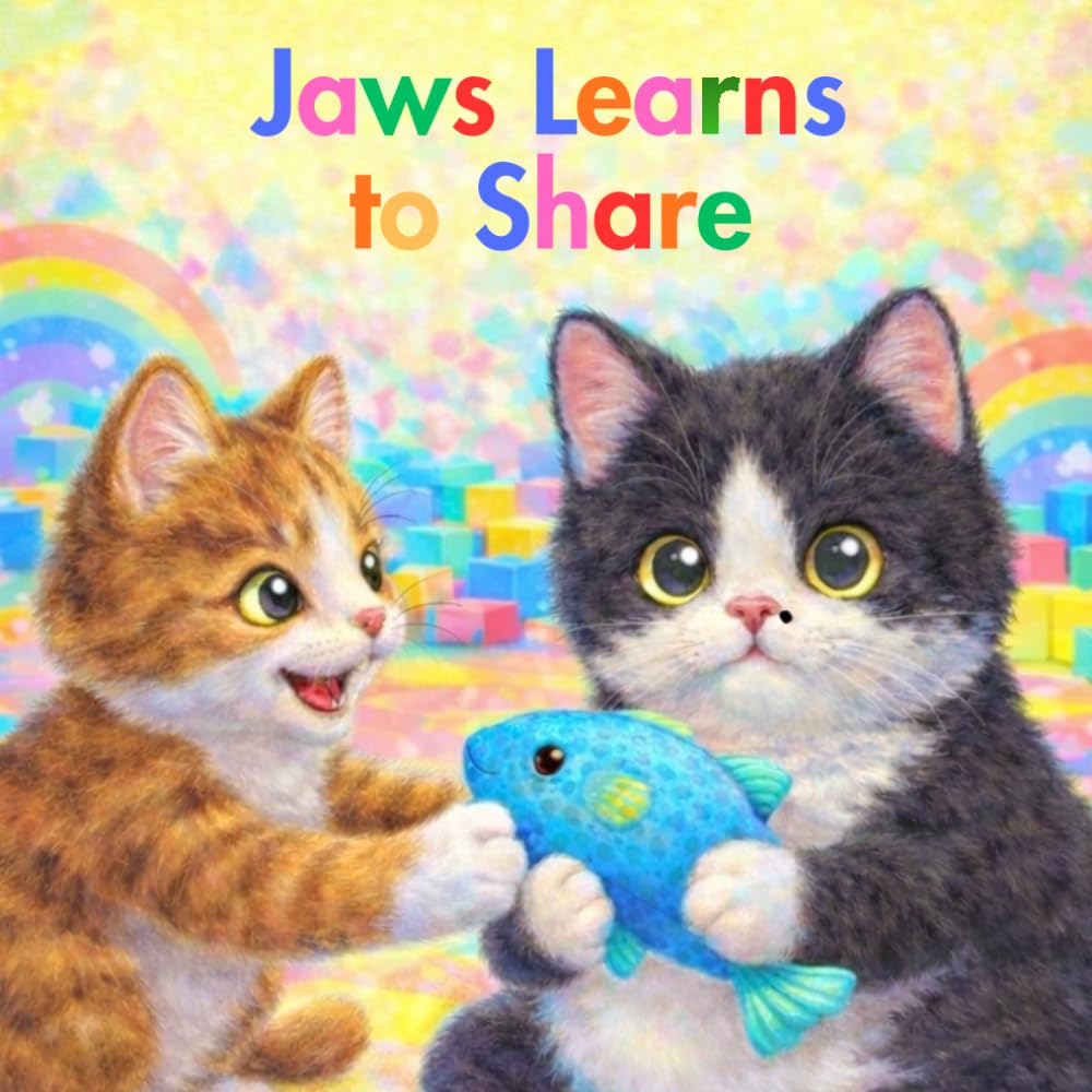 Jaws Learns to Share: A Sweet Story About Sharing and Friendship (The Adventures of Jaws the Cat)