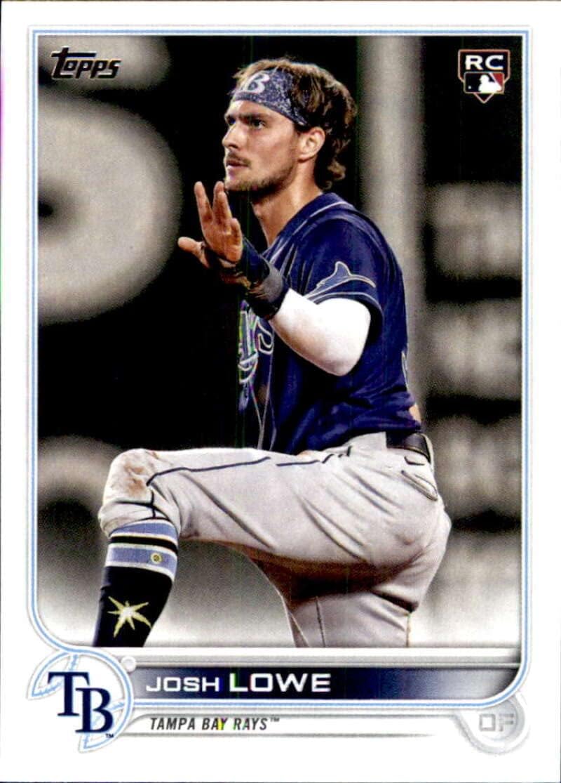 Josh Lowe RC 2022 Topps #479 ROOKIE NM+-MT+ MLB Baseball Rays