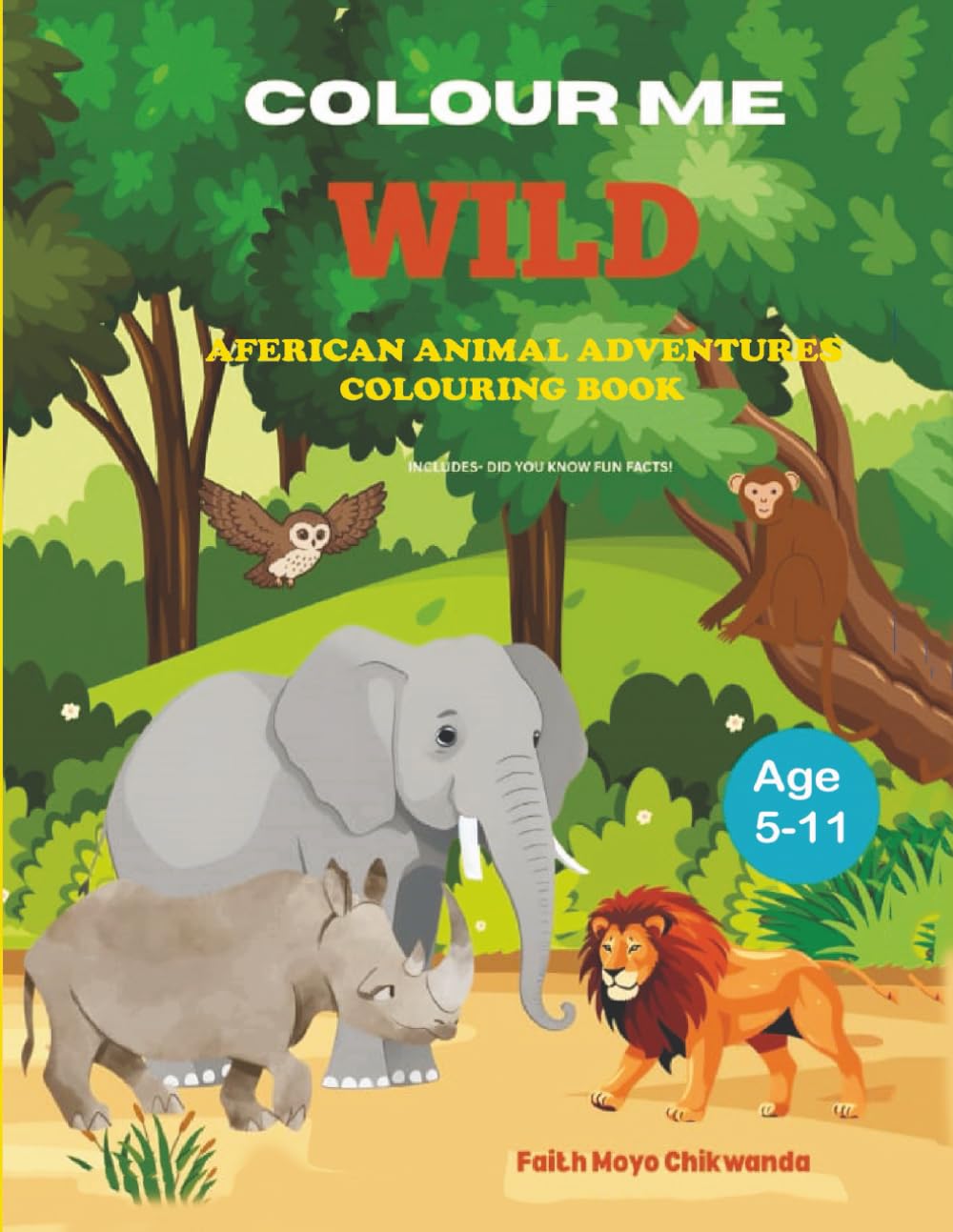 Colour Me Wild: African Animal Adventures