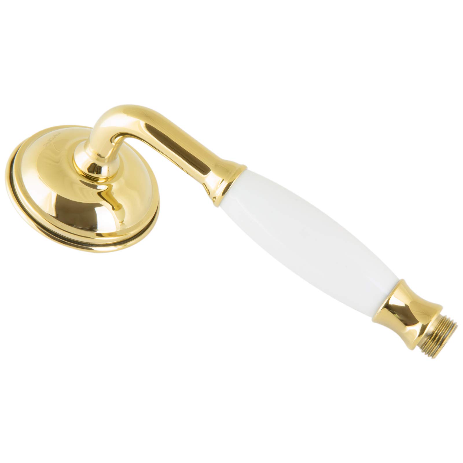 Pommeau de douche rétro avec tuyau Doré