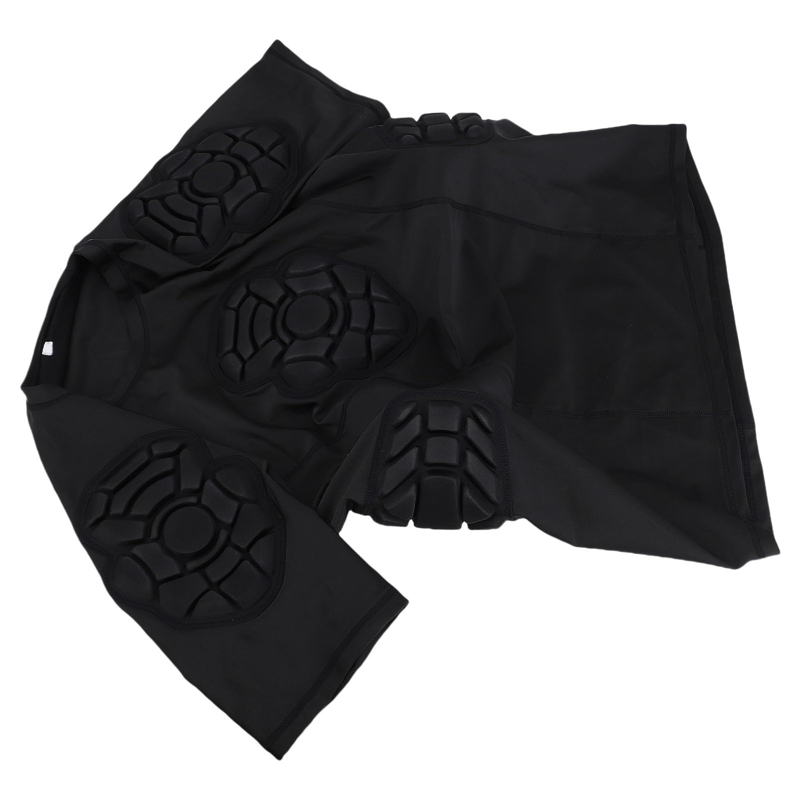 Sxhlseller Maglia da Calcio Imbottita, Maglia da Portiere con Imbottitura Protettiva in EVA e Design Traspirante a Nido d'Ape, Top a Compressione in Fibra di Poliuretano per Allenamento per Uomini