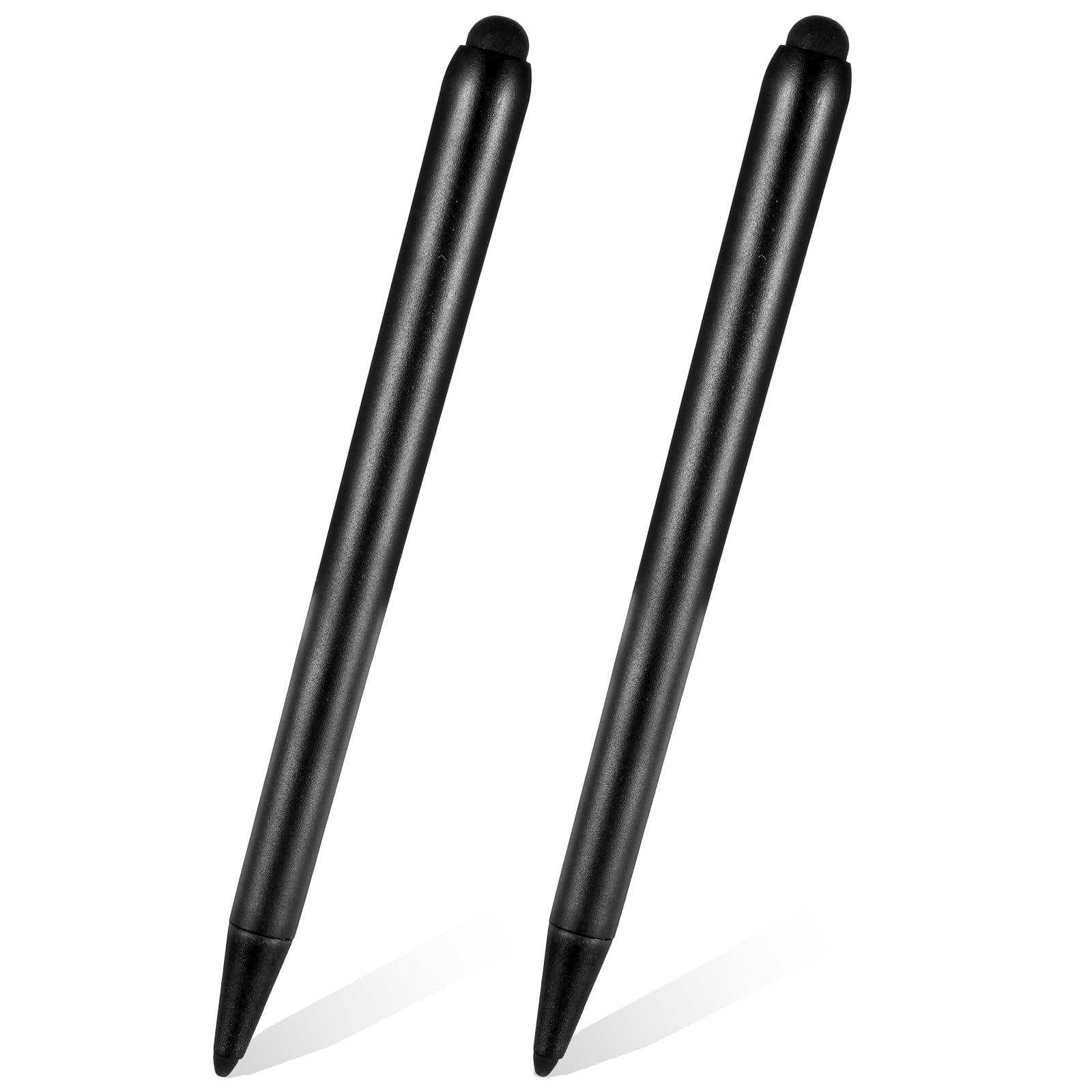 2 Pcs Smartboard Pen Black High Sensitivity Precision Stylus Pen 2 in 1 Electronic Screen Writing Pens Portable