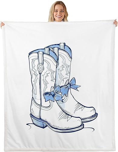 Miniatura 20 de Manfei Butterfly Flannel Fleece Throw Blanket 60"x80" Country Rustic Flowers Fuzzy Blanket for Sofa Couch Nature Plant All Season Bed Blankets Plush