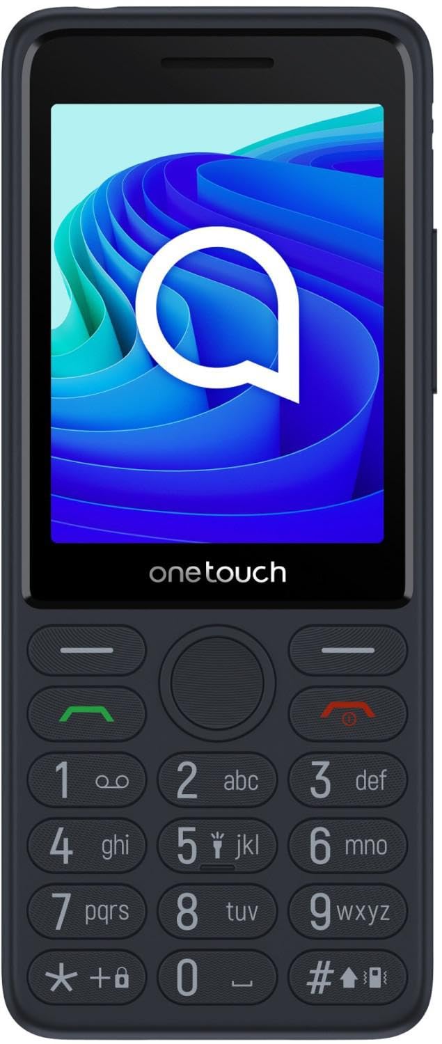 TCL Teléfono Móvil One Touch 4042S Para Personas Mayores- 4G- Gris Oscuro