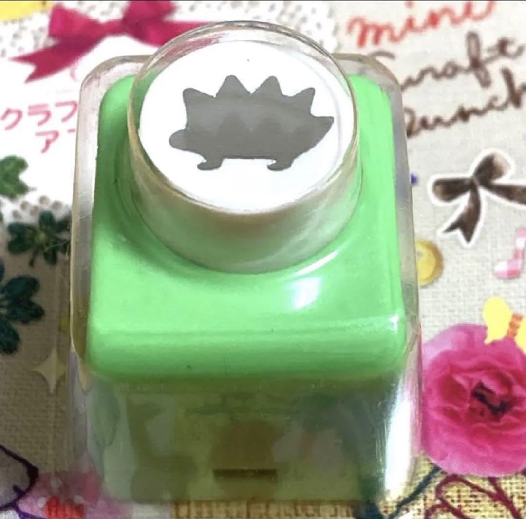 値下げ↓カール　クラフトパンチ　廃盤レア　ハリネズミ　親子はりねずみ 値下げ↓カール クラフトパンチ 廃盤レア ハリネズミ 親子はり