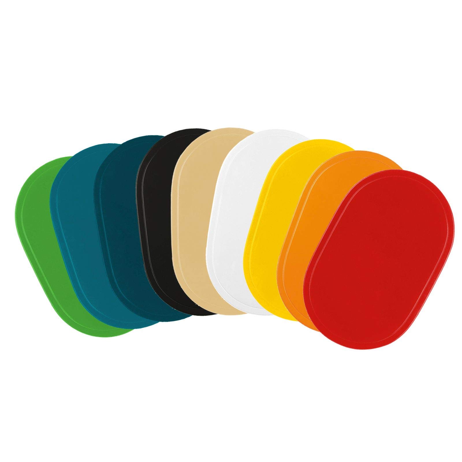 Westmark Tischsets/Platzsets, 4 Stück, 45,5 x 29 cm, Vinyl, Weiß, Saleen Edition: Fun