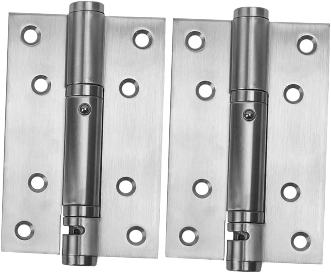 2pcs Stainless Steel Self Closing Hinge Heavy Duty Door Hinge for Bifold Barn Door Hardware