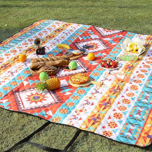 Couverture de pique-nique lavable en machine avec sangle de transport - 3
