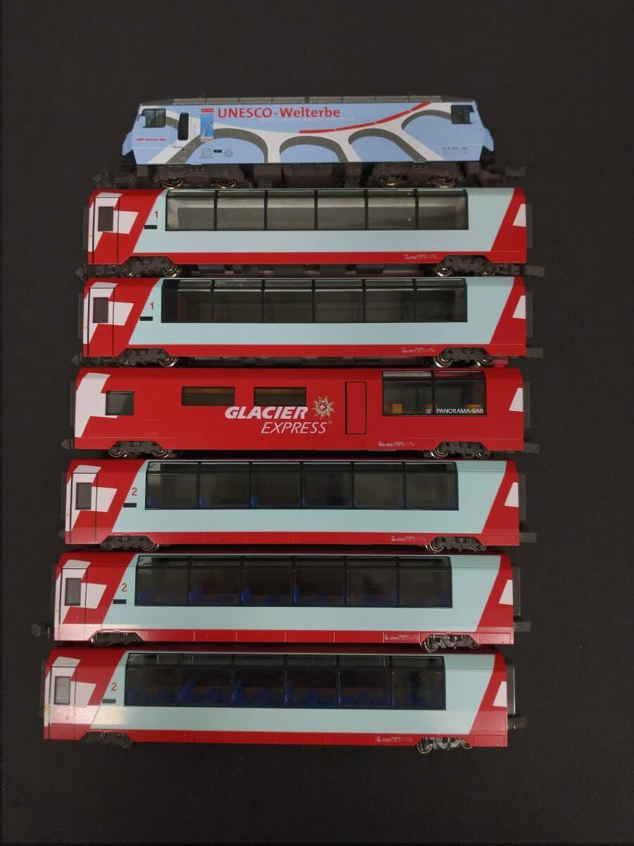 Nゲージ KATO 10-1219 アルプスの氷河特急 ユネスコ塗色 7両セット