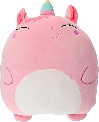 Miniatura 8 de Jellydog Toy Almohada de felpa de unicornio de 16 pulgadas, animales de peluche para niñas, bonita almohada de peluche de unicornio para abrazar,