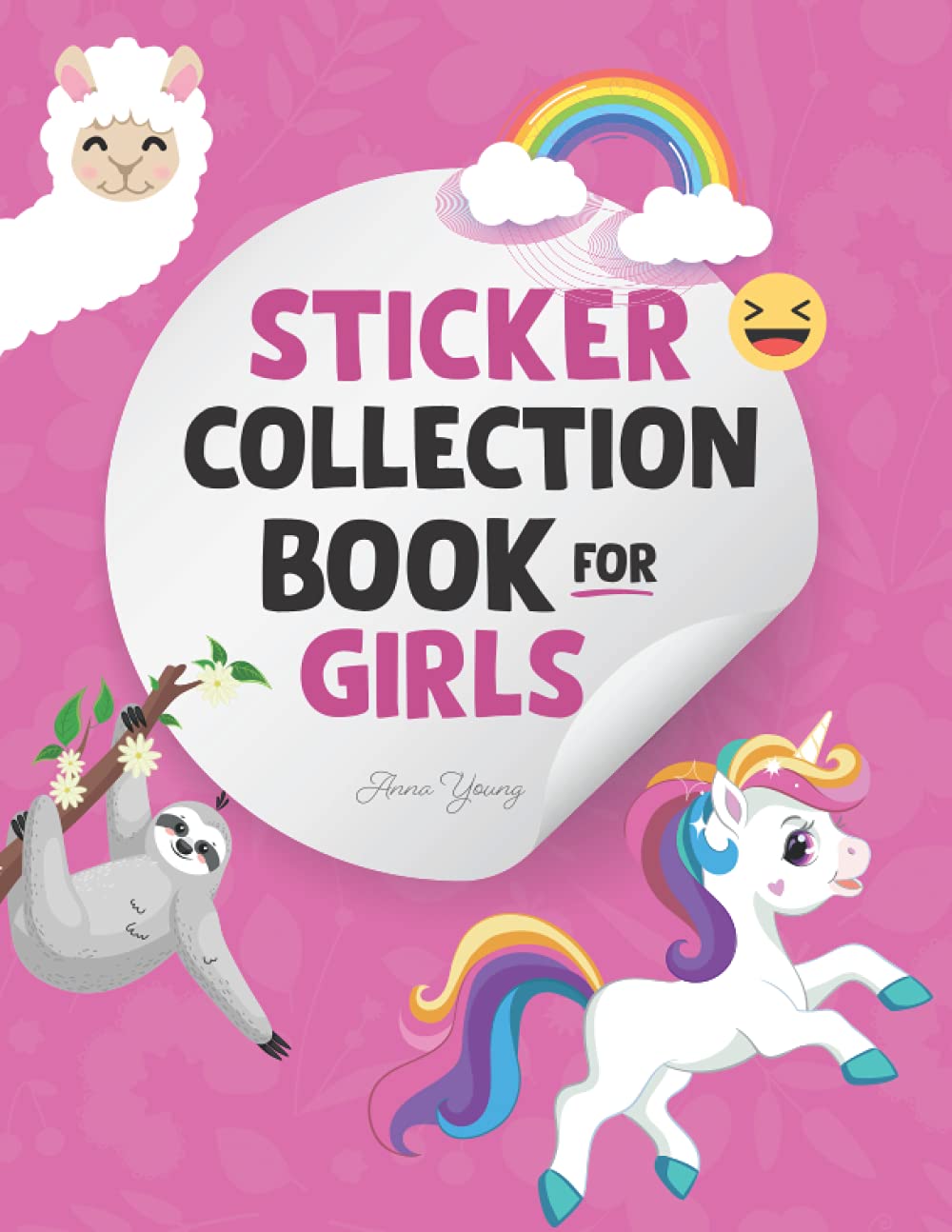 Sticker Collection Book for Girls: Themed blank sticker book for collecting Stickers. A colorful and fun sticker collecting album for boys. Sticker book for toddlers aged 4-8.