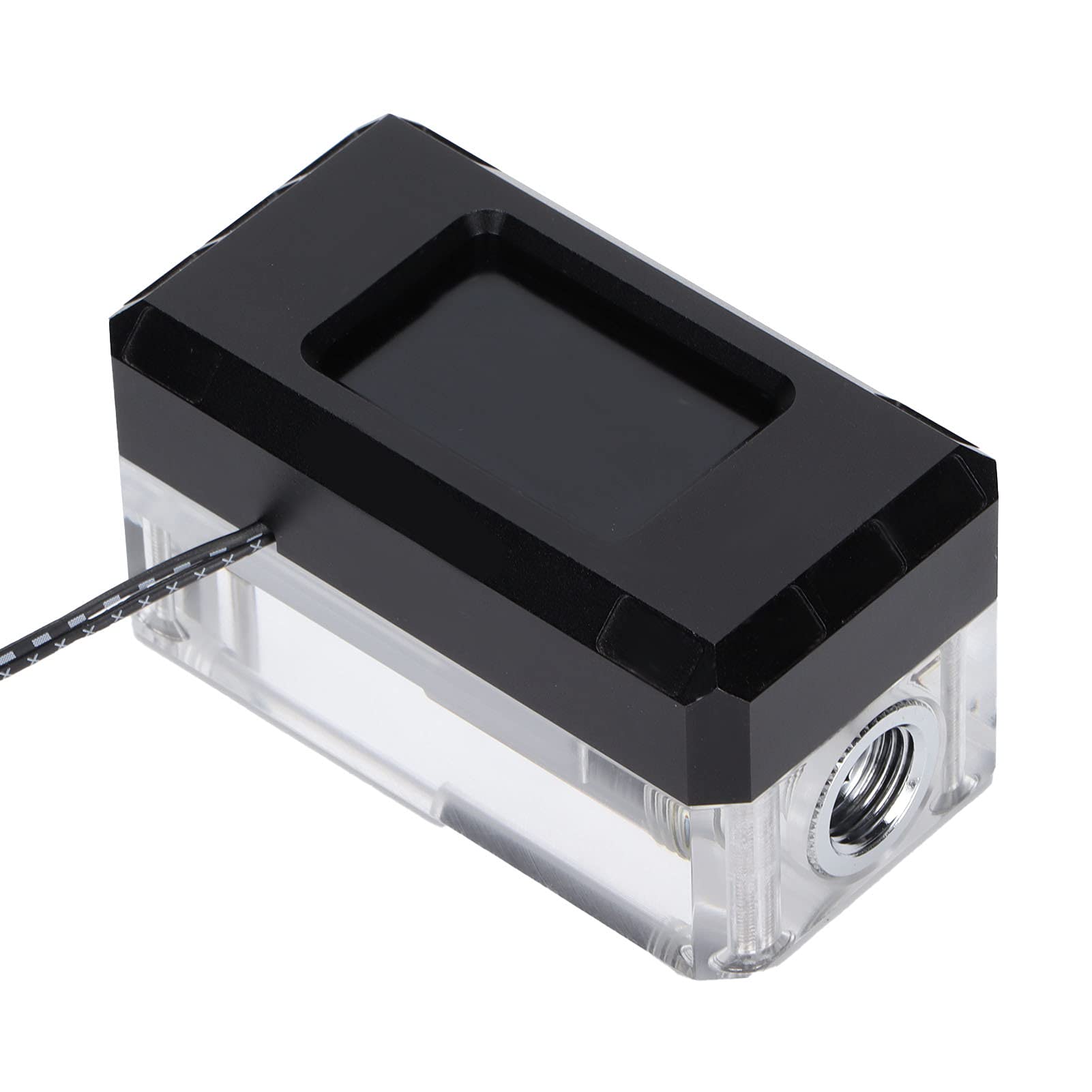 Termómetro de Agua Pantalla LED Duradera Indicador de Temperatura de CPU para Monitoreo de Velocidad de Computadora, Material Acrílico de Aleación de Aluminio