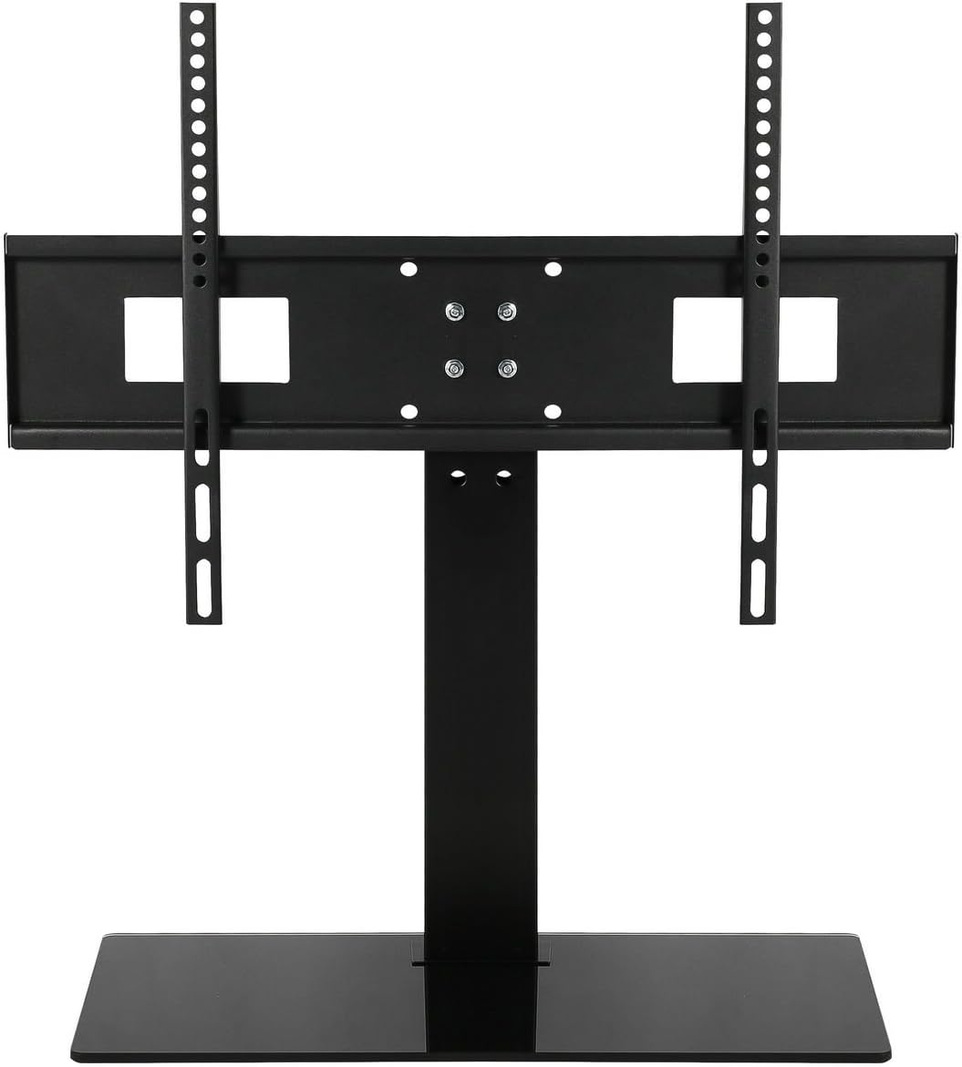 SevenFanS Large Free Height Adjustment Universal Tabletop TV Stand/Tv Mount Stand, VESA 600x400, LED Television Support Screen TV Stand