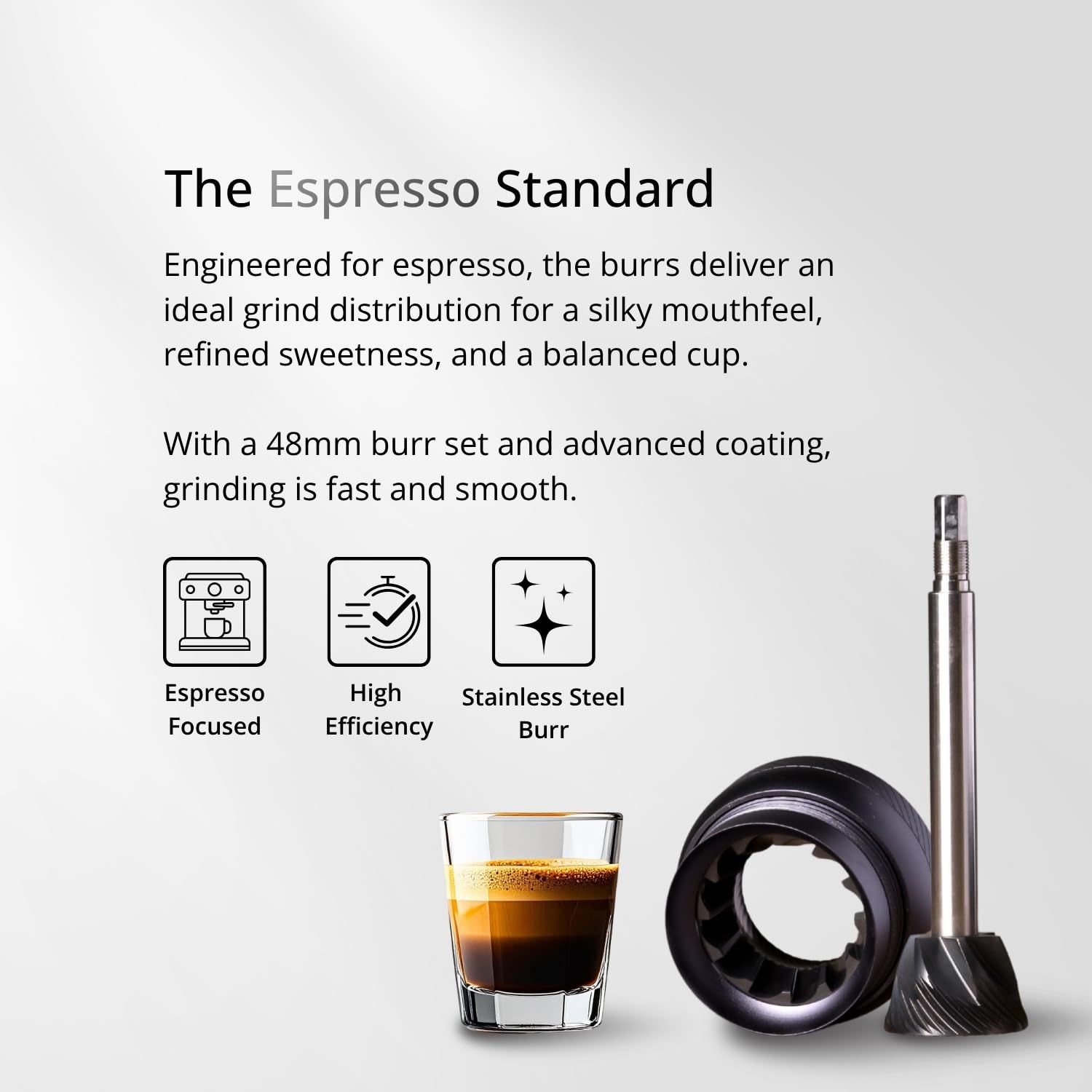 1Zpresso J-Ultra - Molinillo de café manual gris hierro, rebaba cónica, mango plegable, taza de captura magnética de 40 g, ajuste numérico, eficiencia de molienda rápida