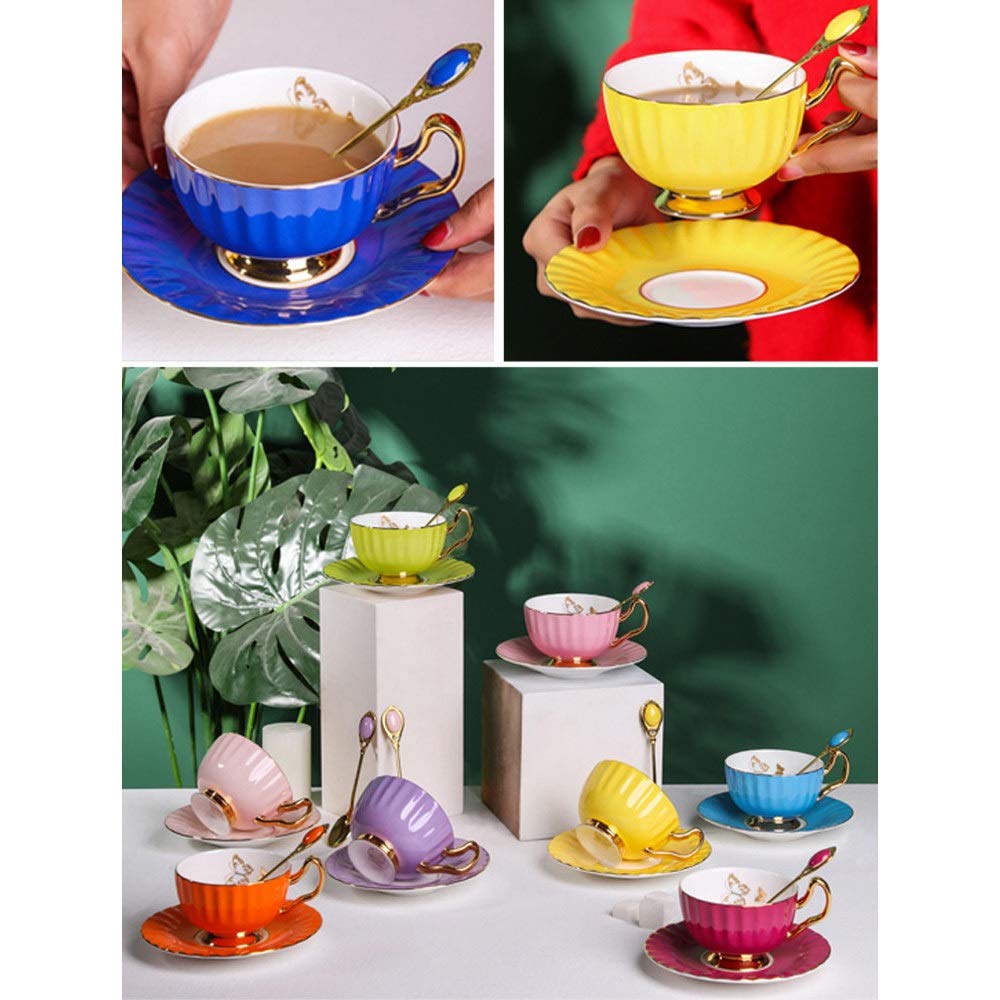 Amazon.co.jp: Z&y GLAa セラミックコーヒーカップExi25Cソーサー