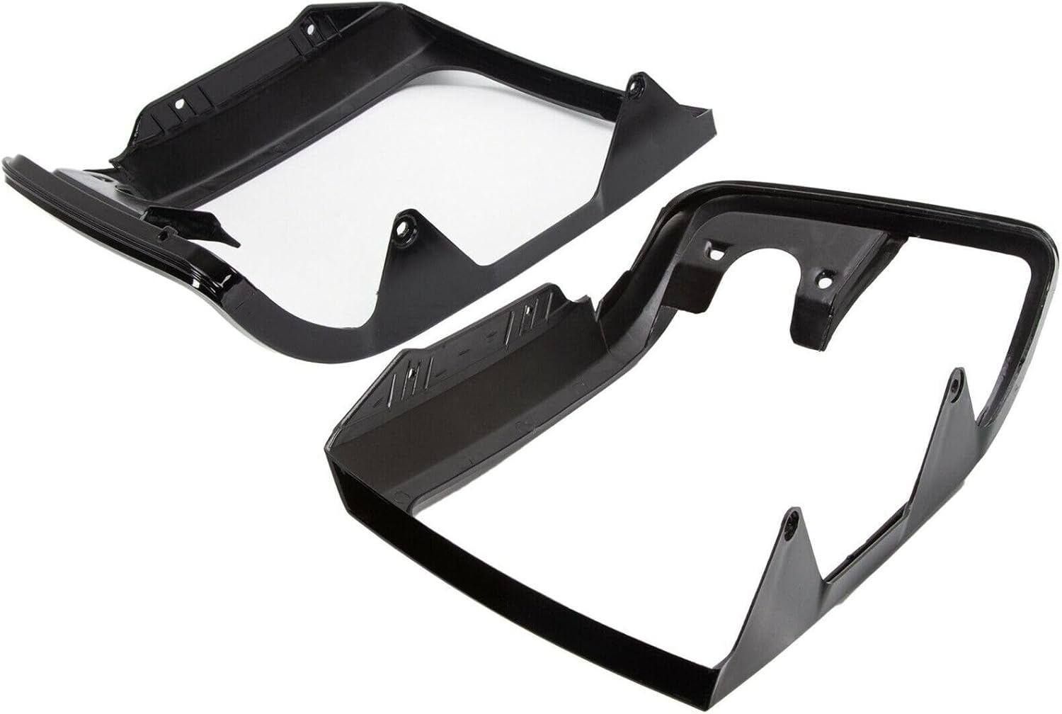 Headlamp Bezel for Ford for F450 Superduty 97 for Trim Blk Left & Right Plastic 1 Pair of Headlights