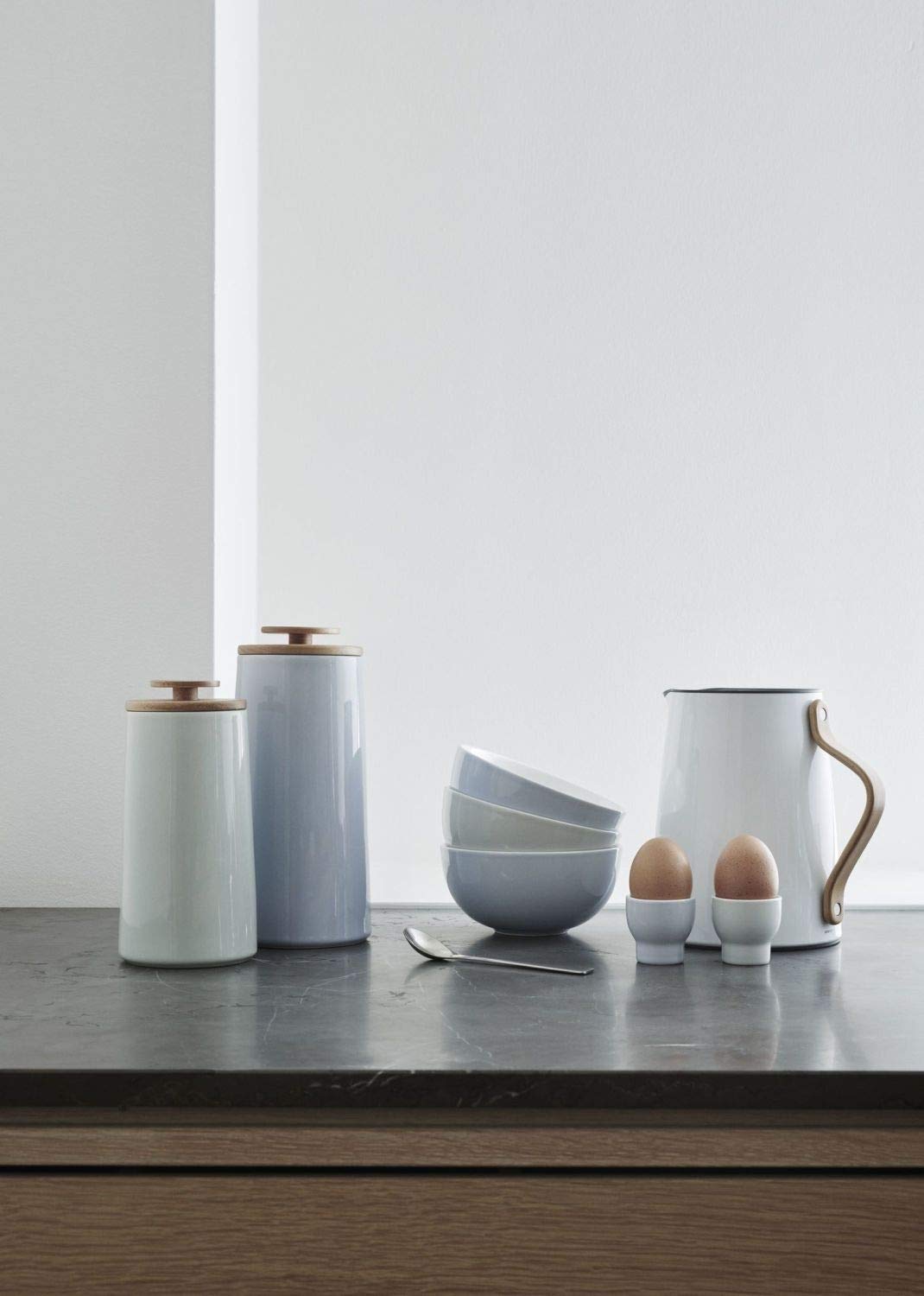 Stelton - Emma Kaffee Isolierkanne - grau - Kaffeekanne - HolmbäckNordentoft