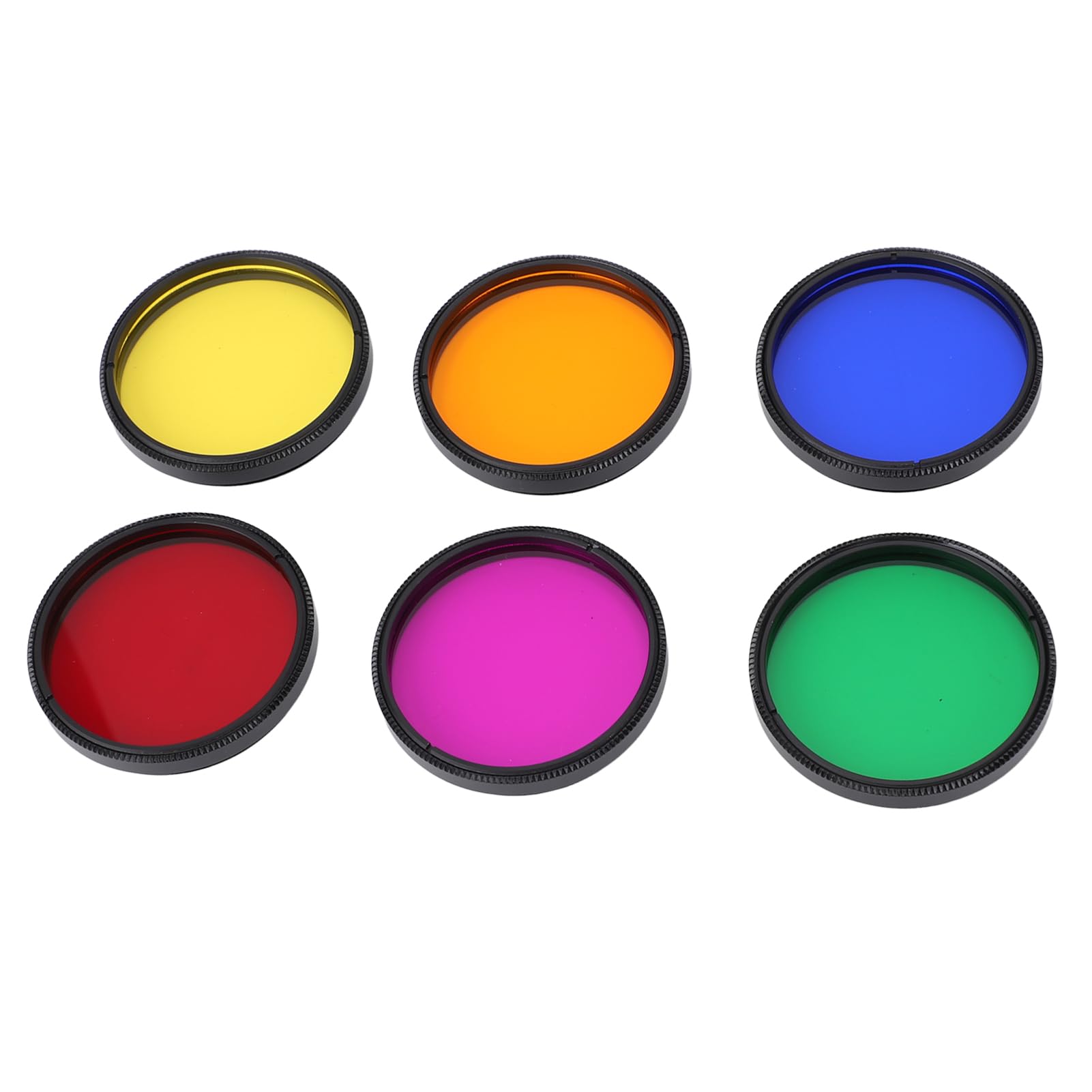 6 Colori Filtro Telescopio Set da 2 Pollici Filtri per Oculare con Thread M48x0.75mm per Osservazione Planetaria Lunare Migliorare la Risoluzione della Definizione