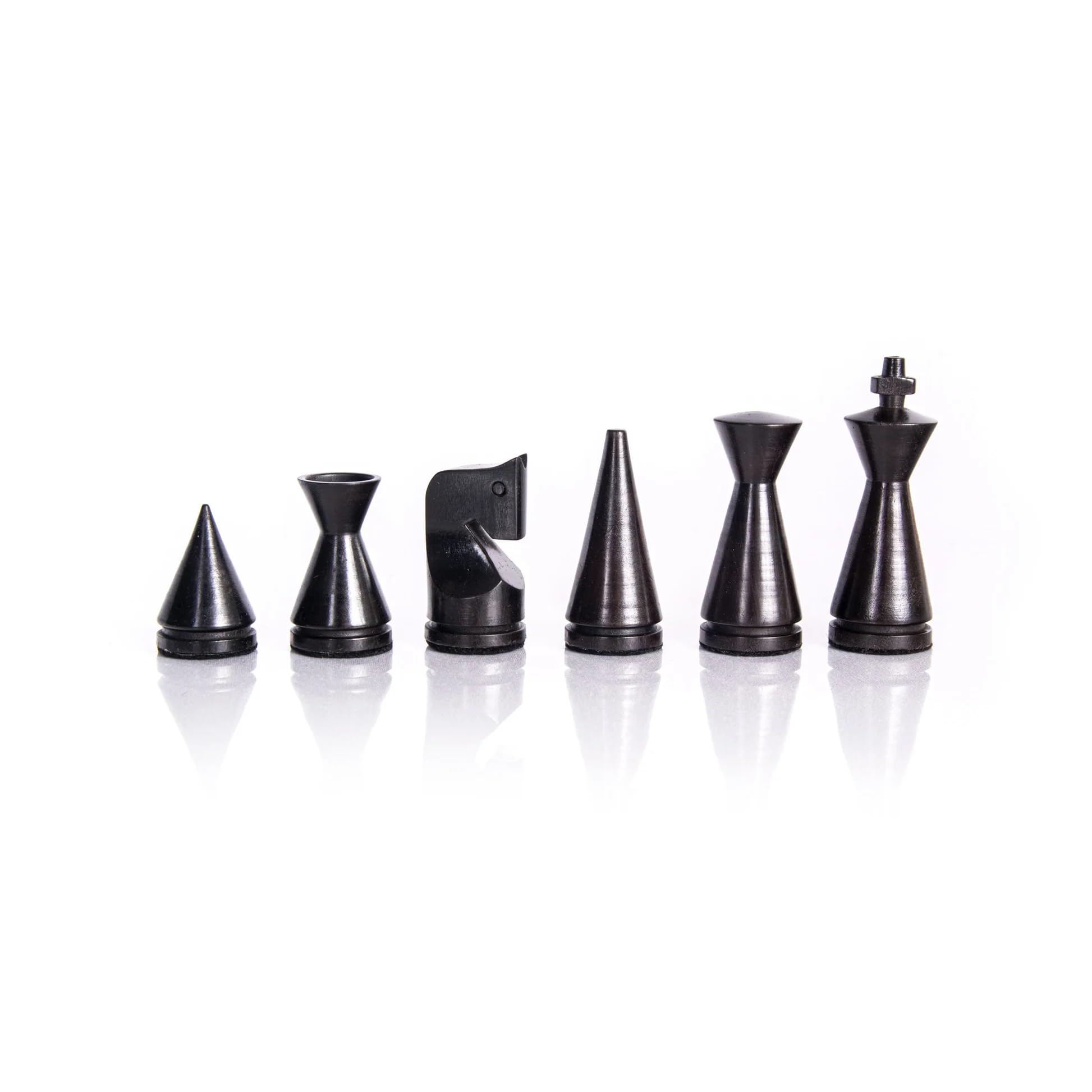 Luxury Manopoulos - Juego de ajedrez de 32 piezas, piezas de ajedrez de madera modernas, juego premium hecho a mano en Grecia por expertos, altura de 7,6 cm
