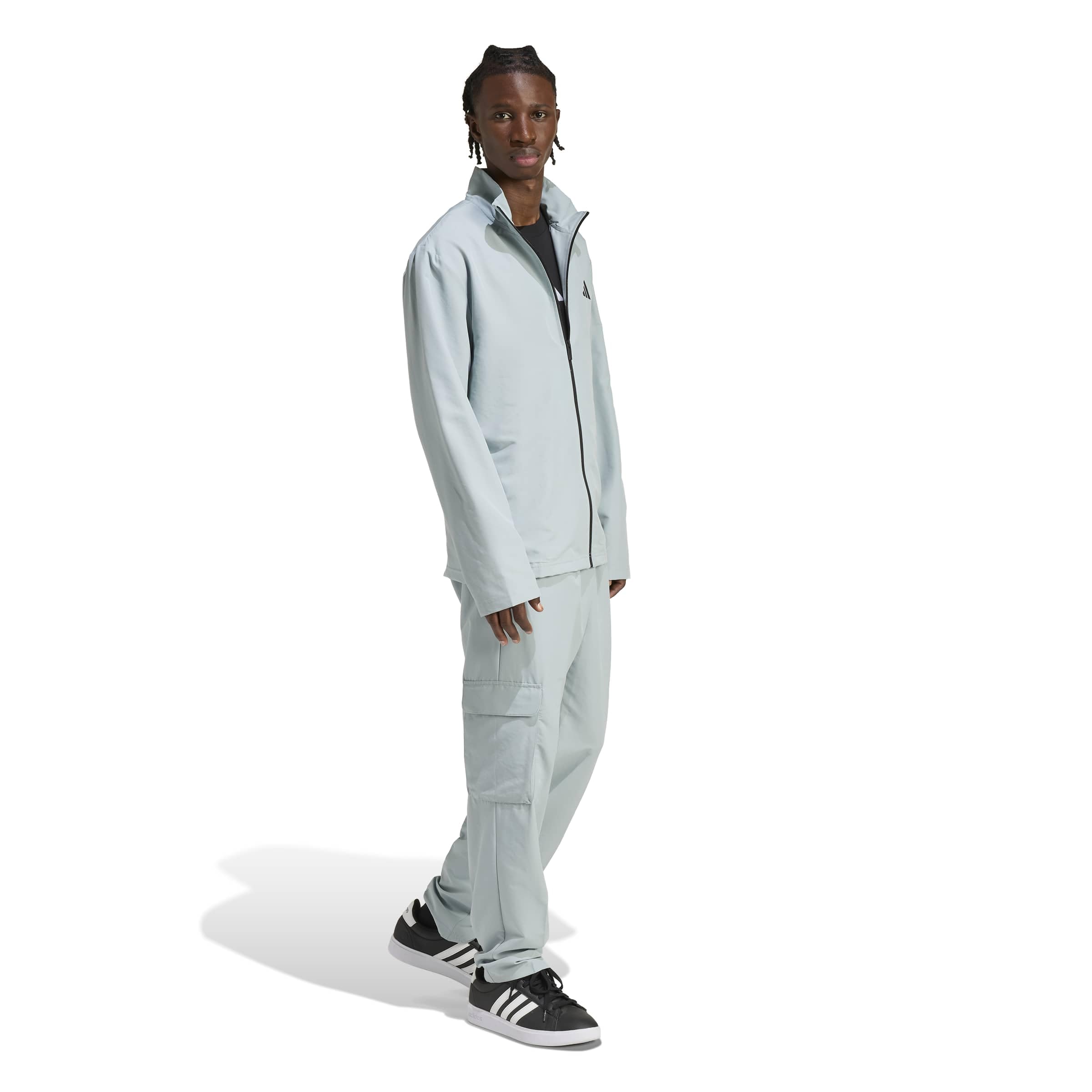 adidas Sportswear Woven Cargo Tracksuit Tuta da allenamento Uomo (Pacco da 1)